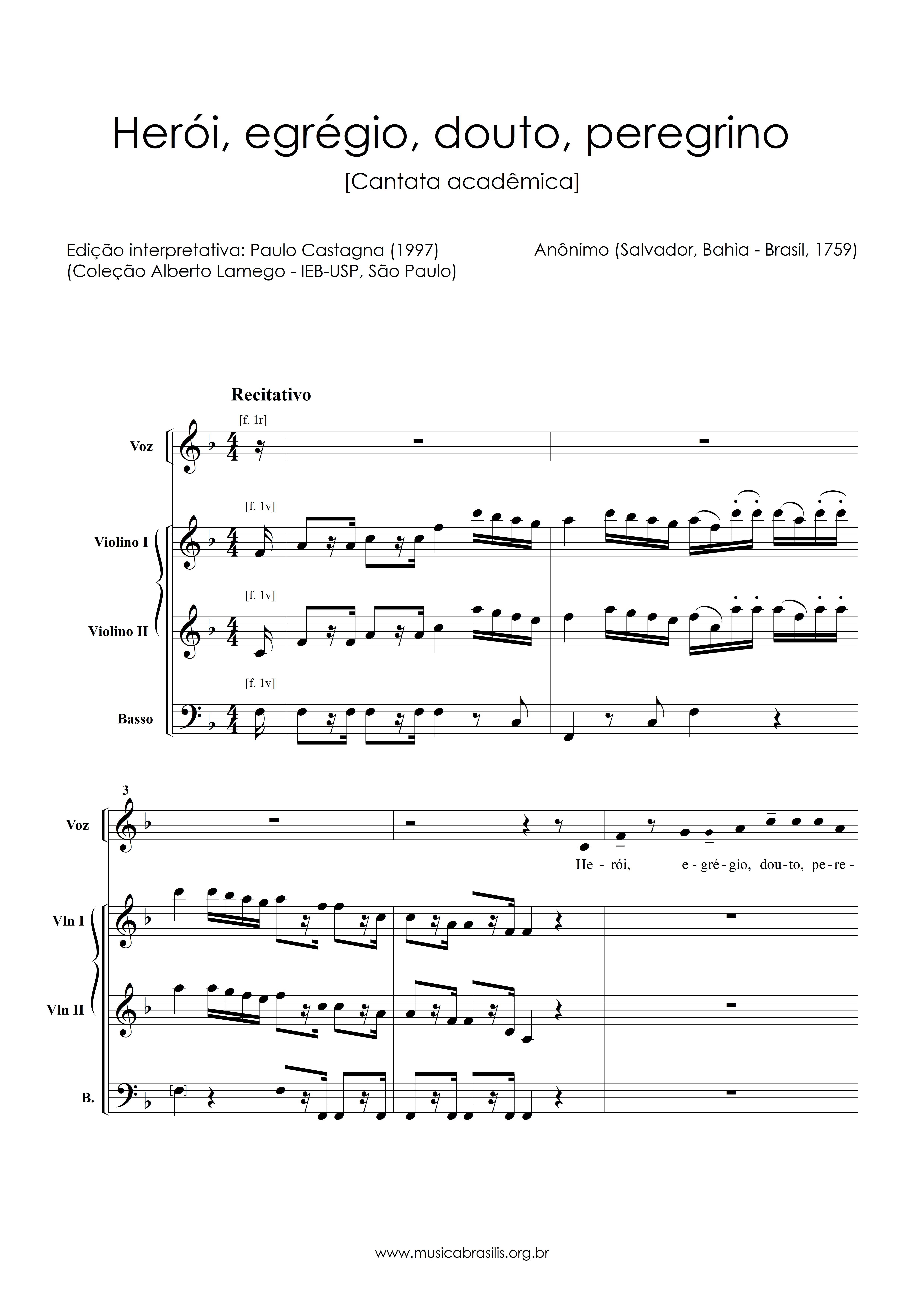 Herói, egrégio, douto, peregrino