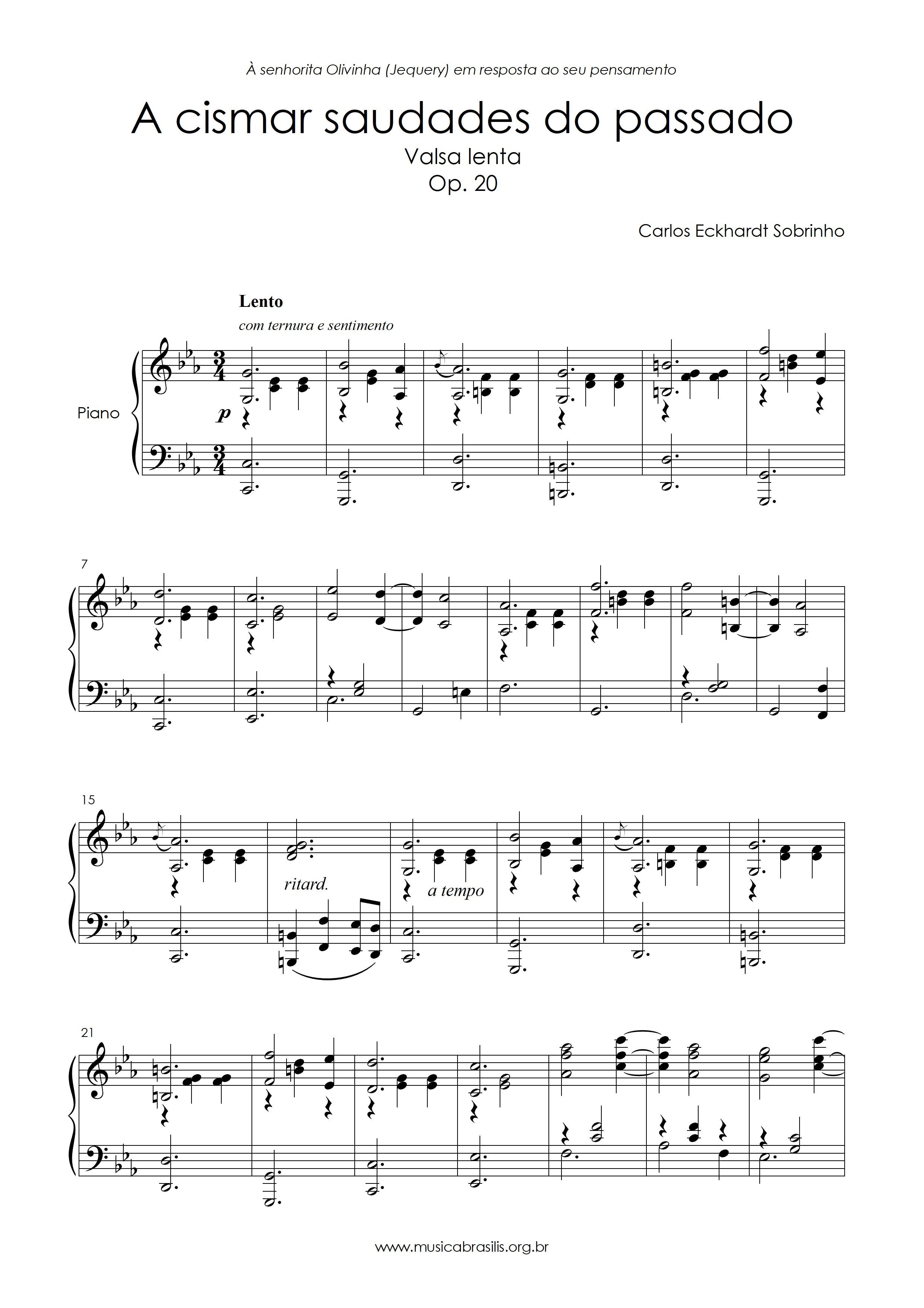 A cismar saudades do passado