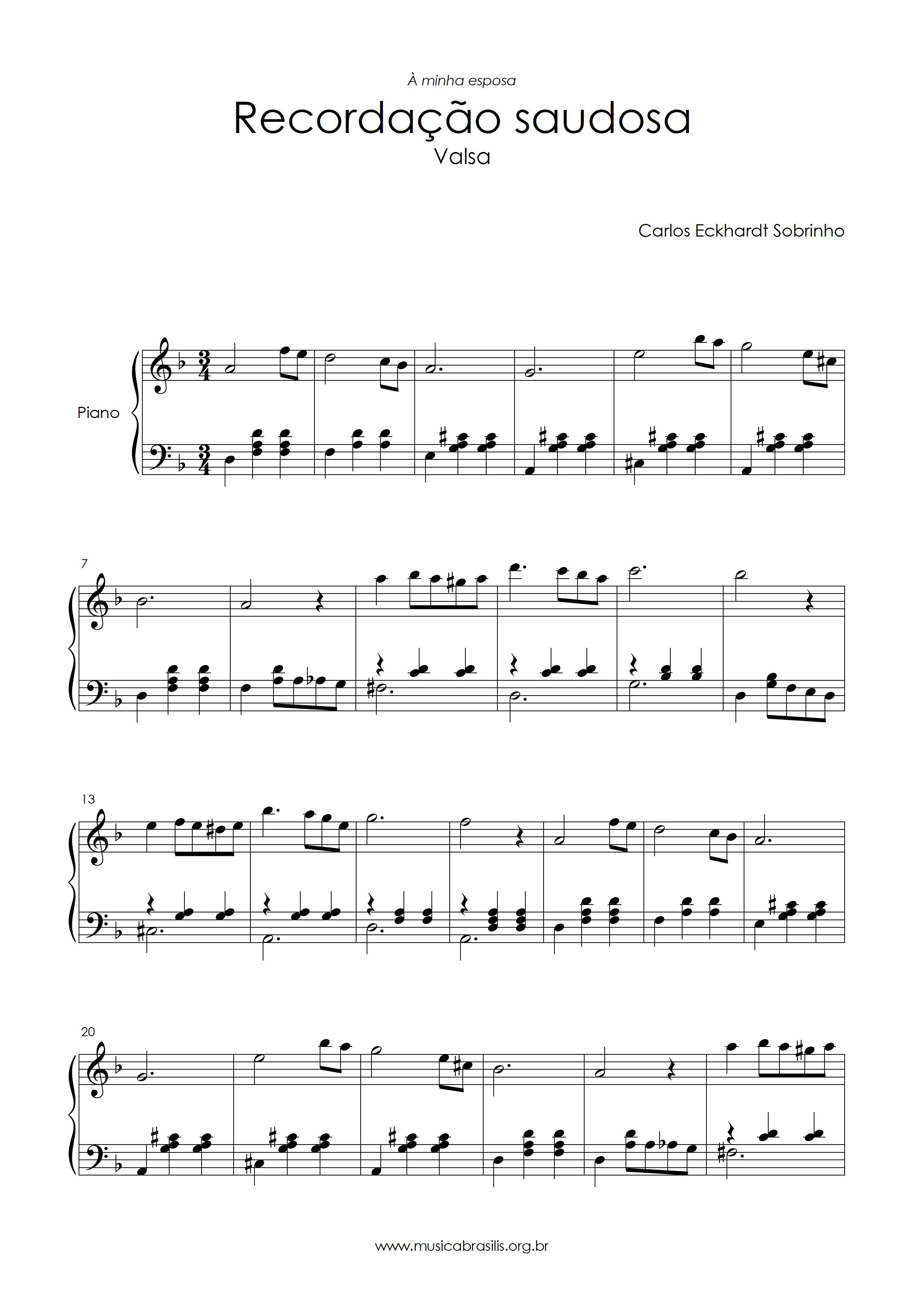 Recordação saudosa