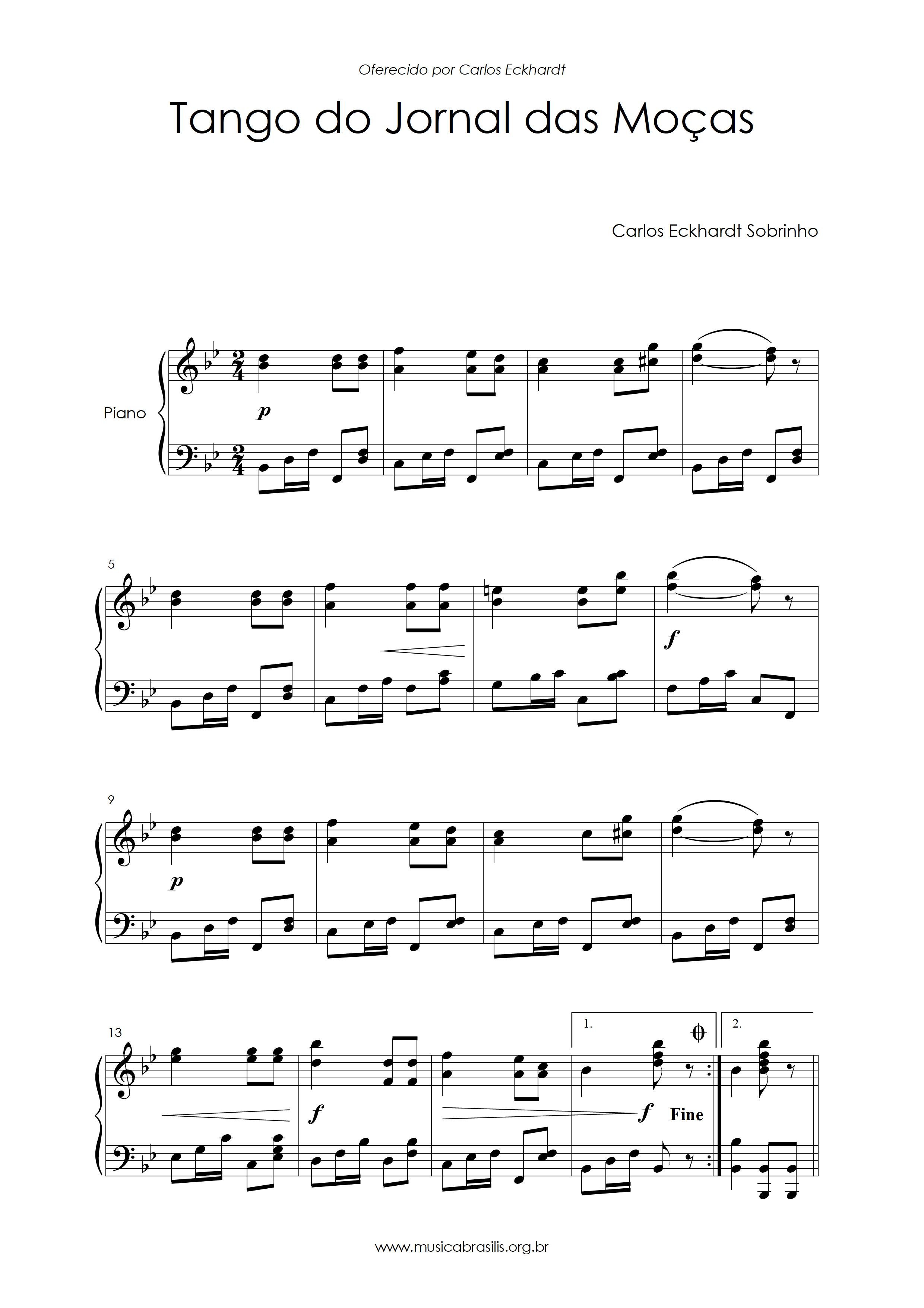 Tango do Jornal das Moças