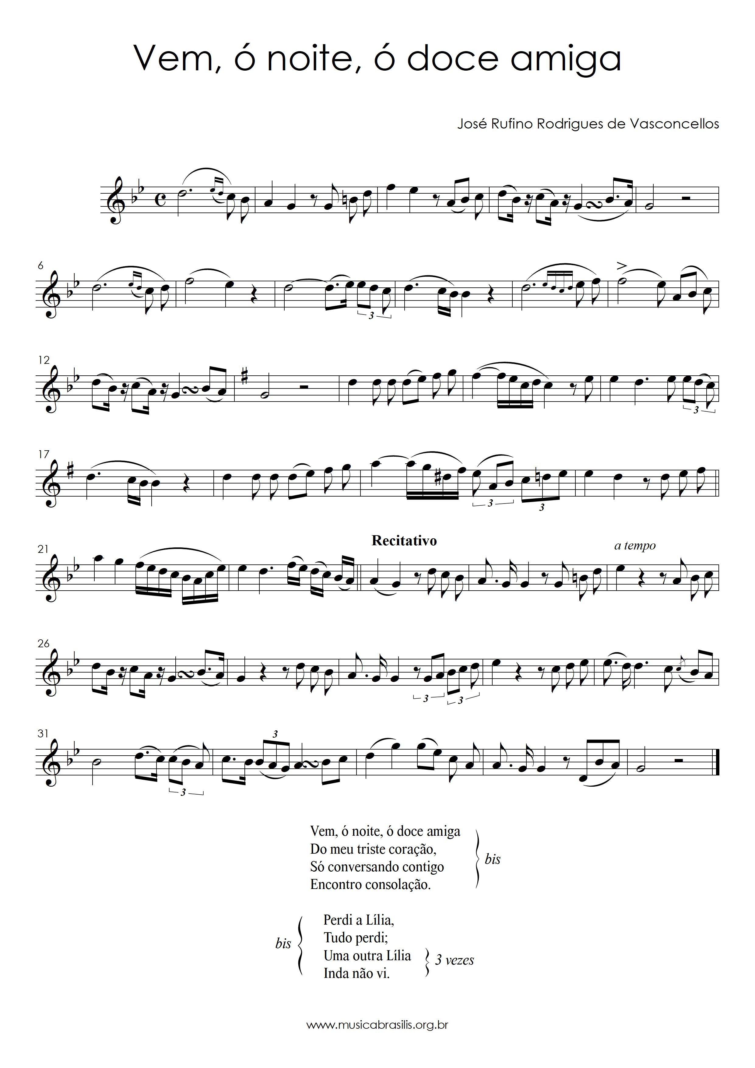 Vem, ó noite, ó doce amiga