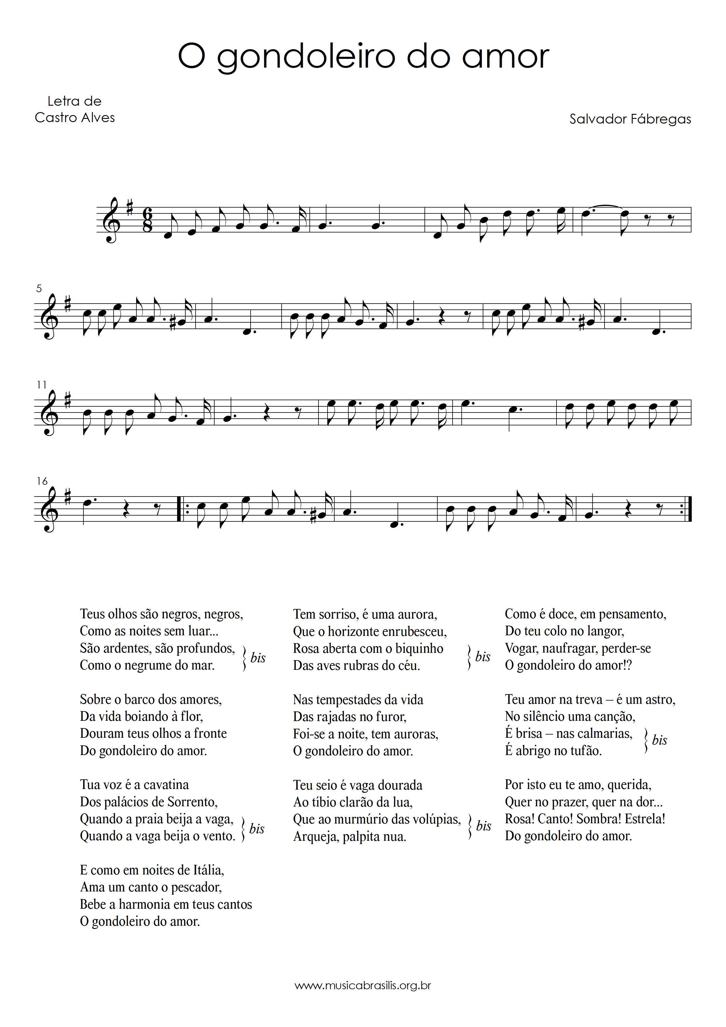 O gondoleiro do amor