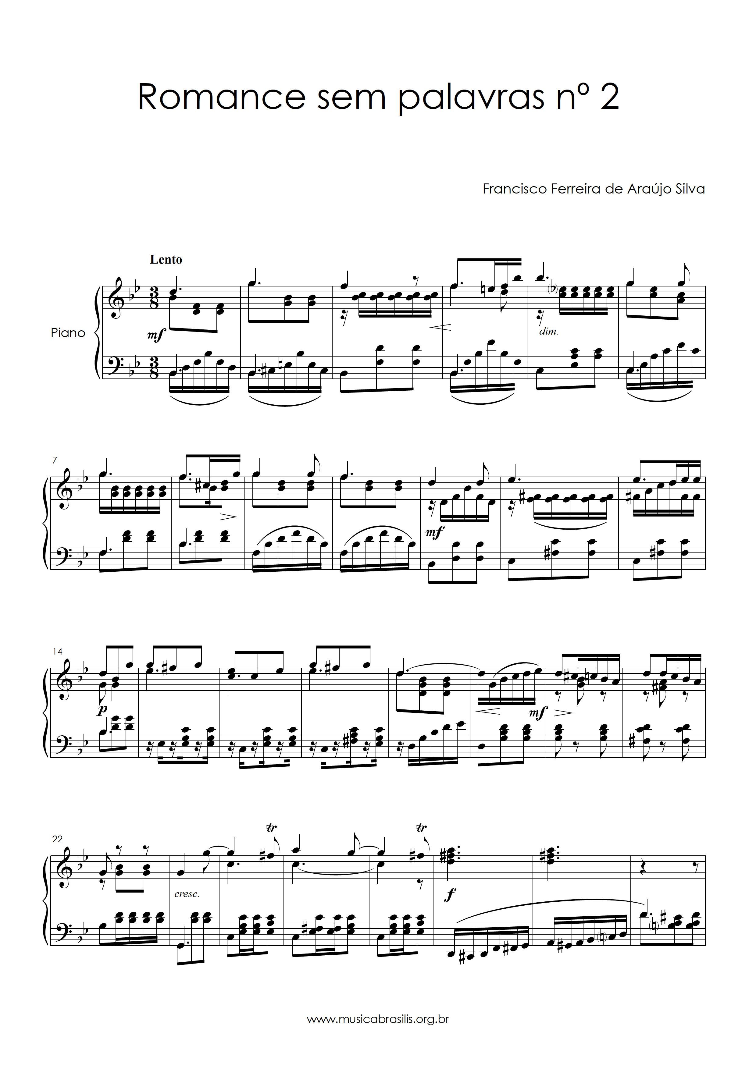 Romance sem palavras nº 2