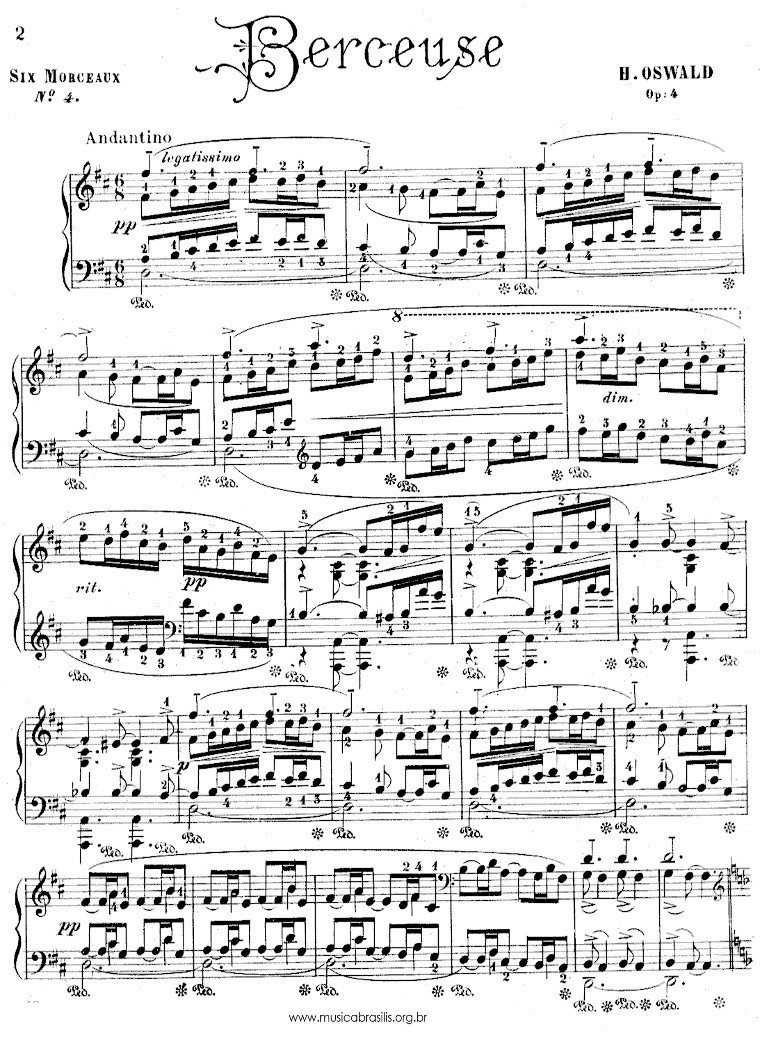 Berceuse Op. 4, nº 4