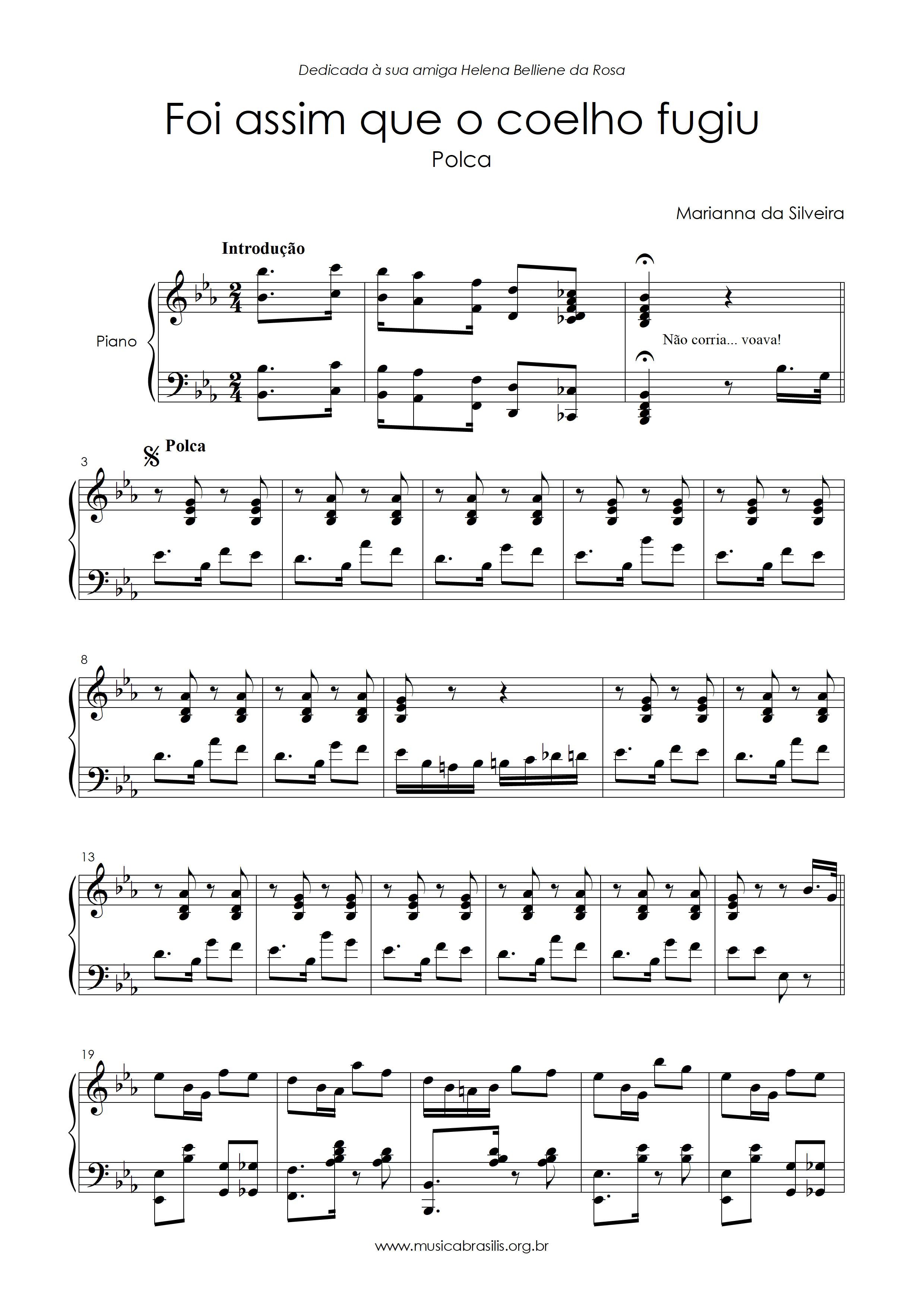 Foi assim que o coelho fugiu