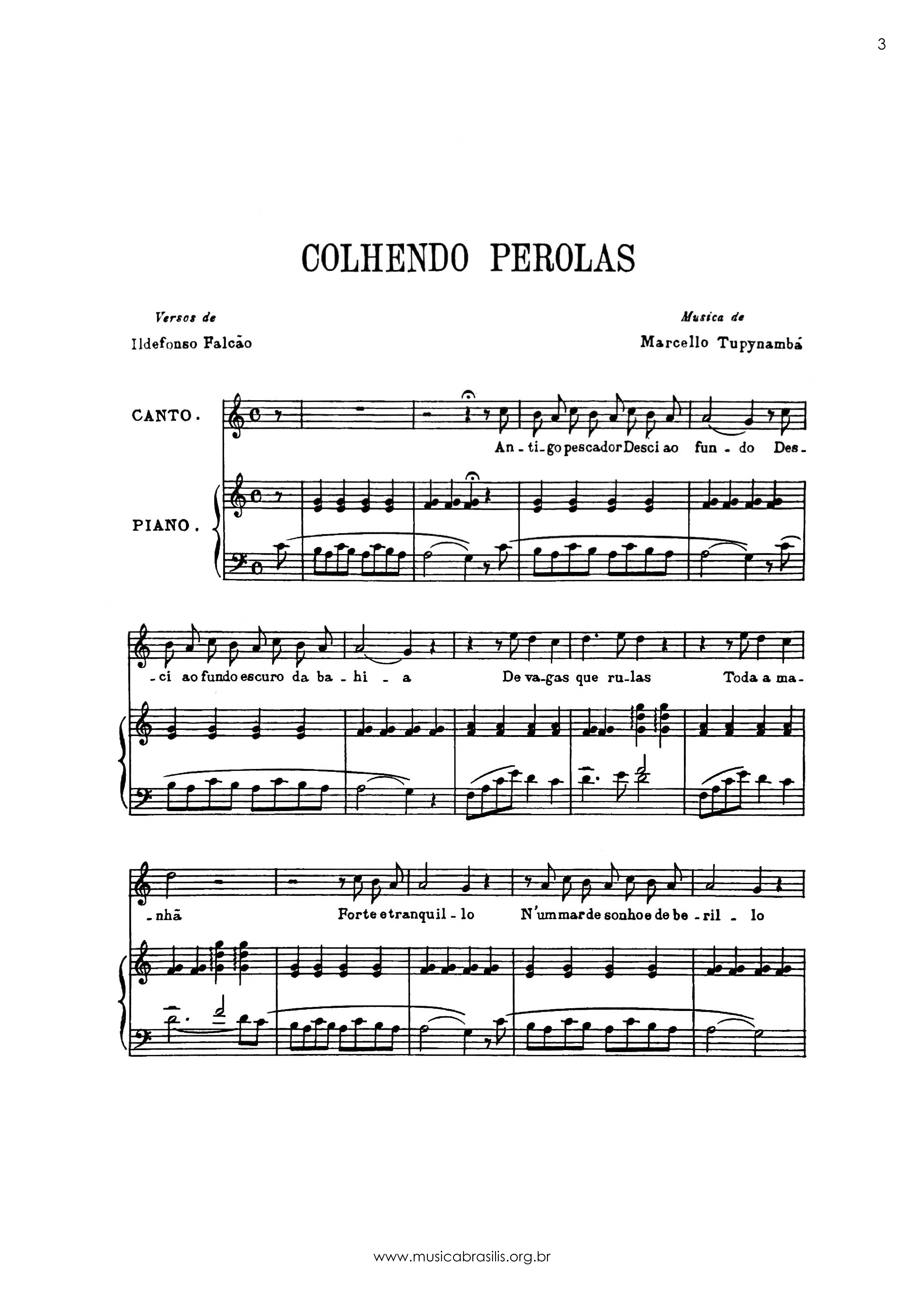 Colhendo pérolas