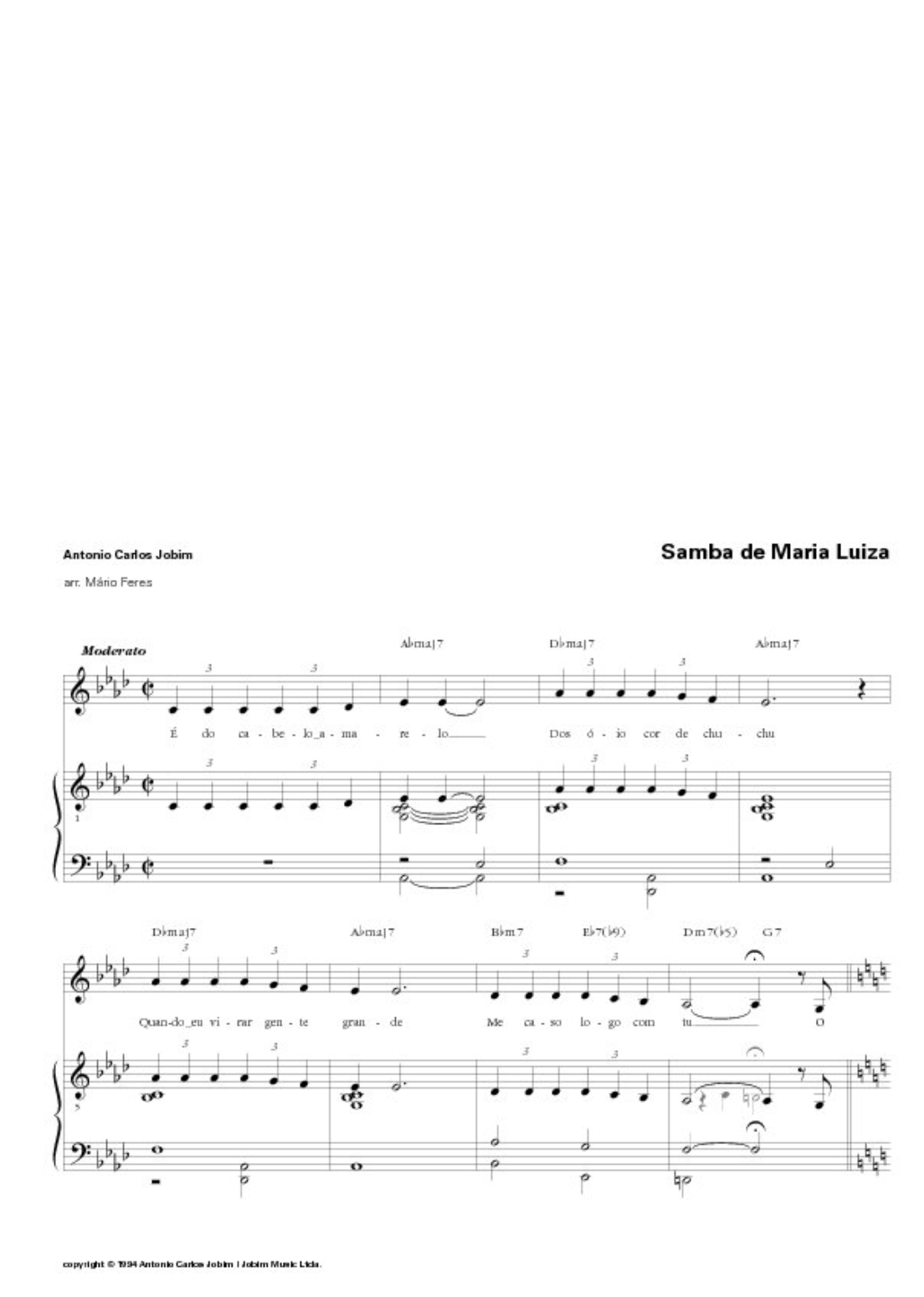 Samba de Maria Luiza