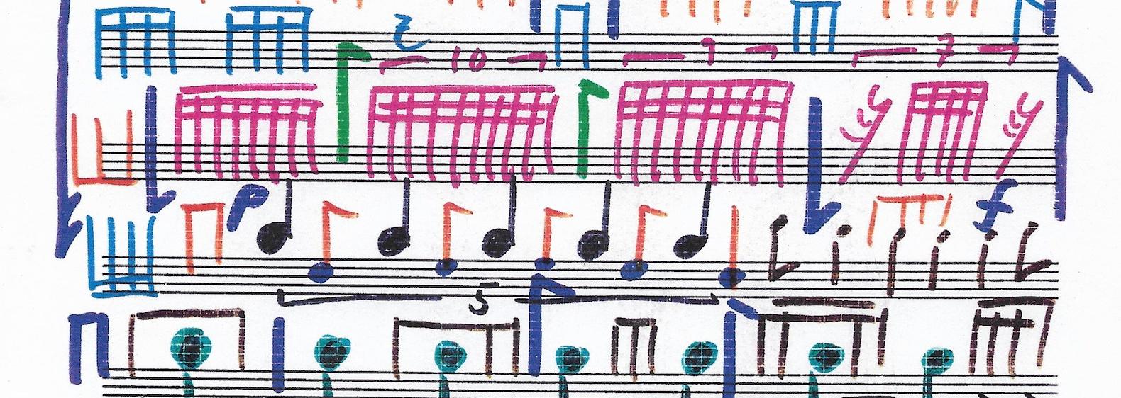 Uma Música Elementos Para Jogar Harmonia Rítmica Ilustração