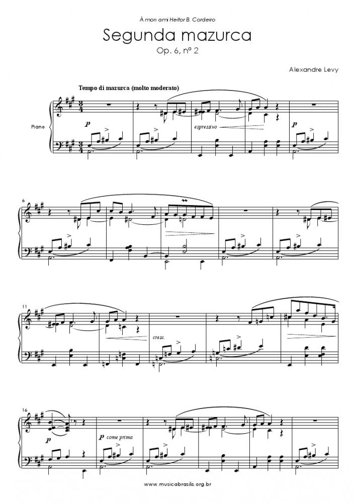 Deuxième mazurka Op. 6 nº 2
