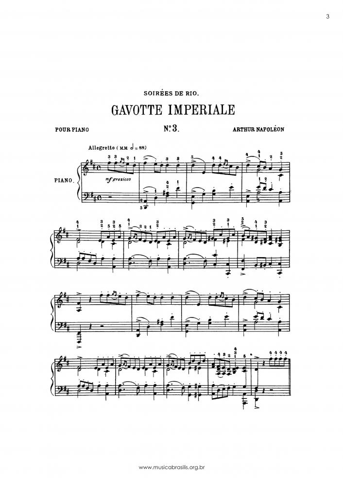 Gavotte imperiale - Opus 67, Nº 3