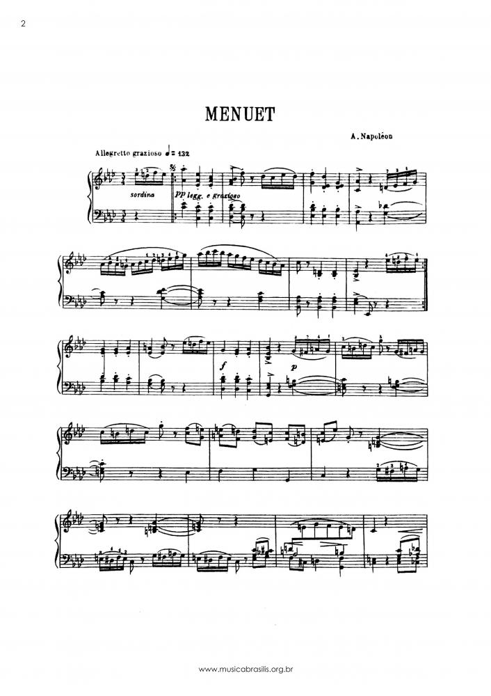 Menuet - Opus 59, Nº 6