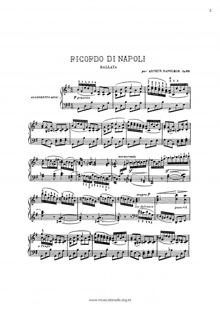 Ricordo di Napoli - Opus 58