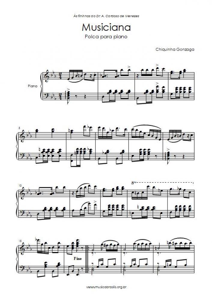 Musiciana - Polca para piano