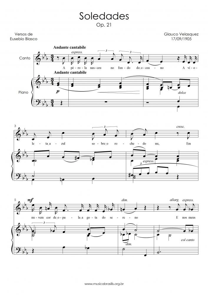 Soledades - Op. 21