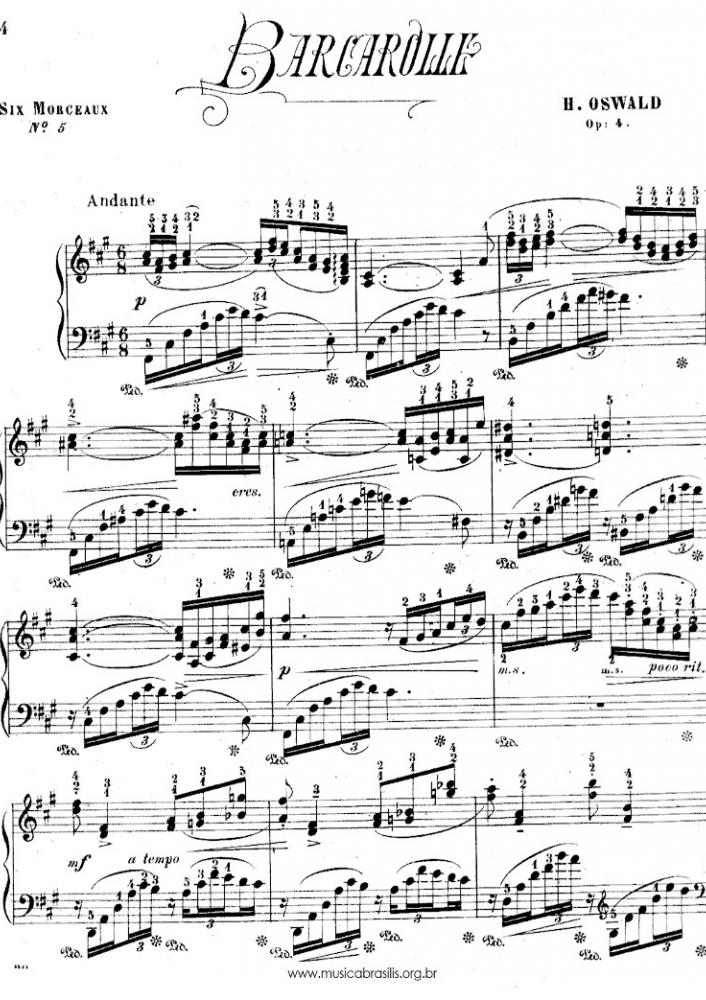 Barcarolle Op. 4, nº 5