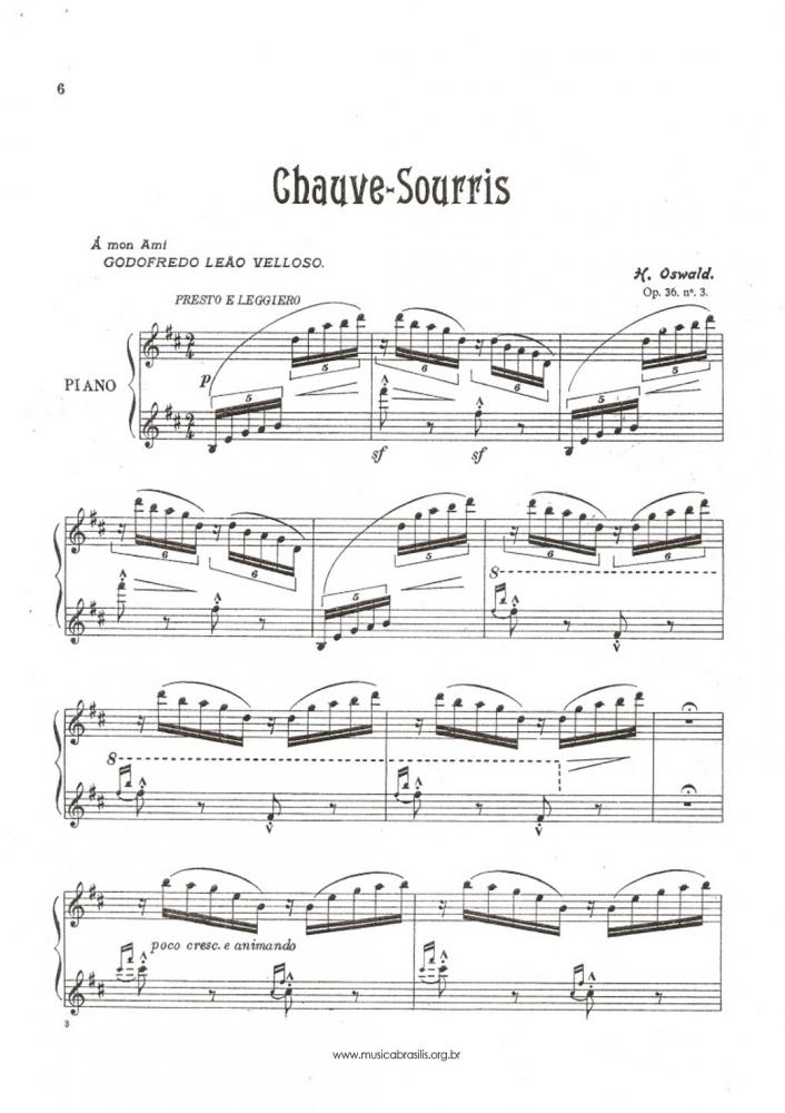 Chauve-Sourris - Opus 36, nº 3