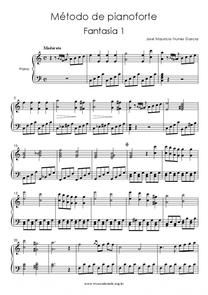 Método de pianoforte - Fantasia 1