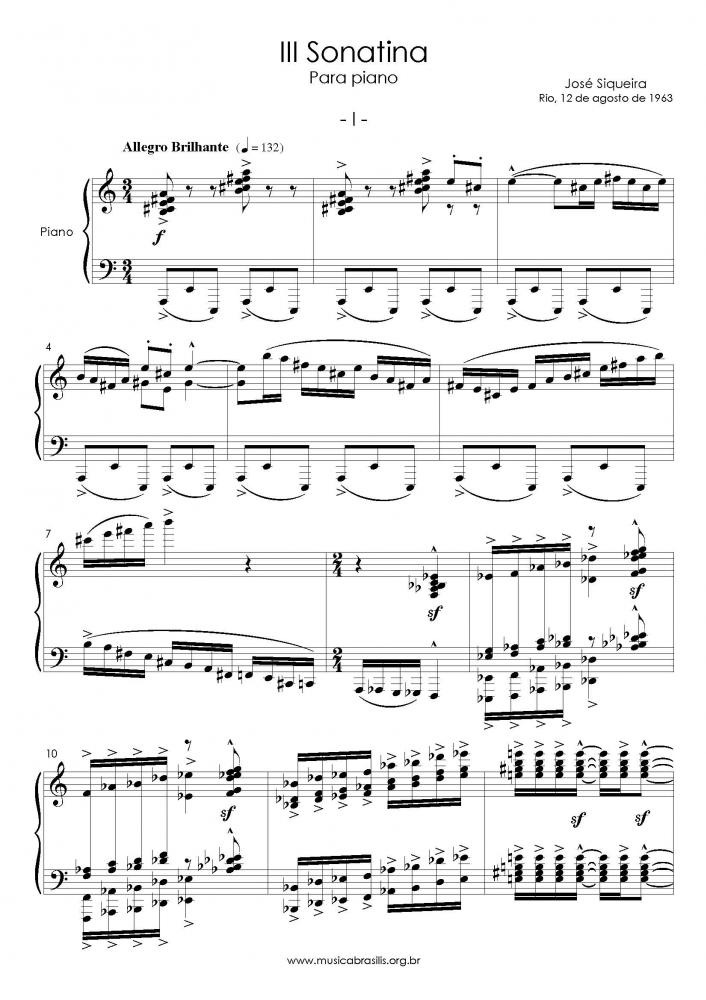III Sonatina para piano