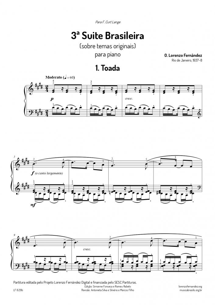 3ª Suite Brasileira - (sobre temas originais)