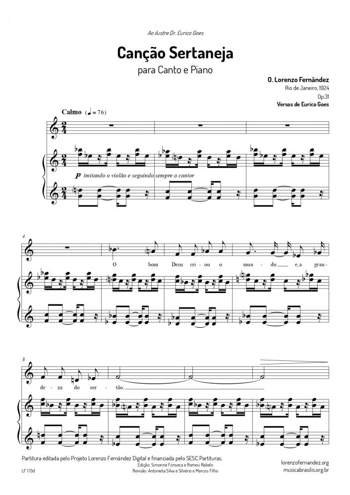 Canção sertaneja op.31