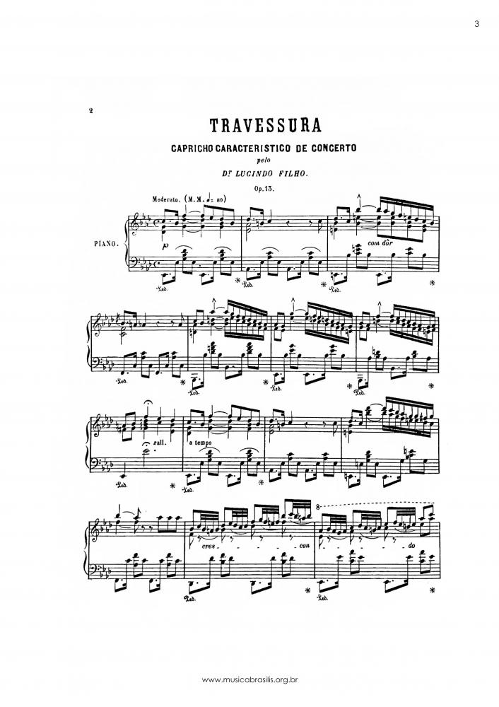 Travessura - Capricho característico de concerto, Op. 13