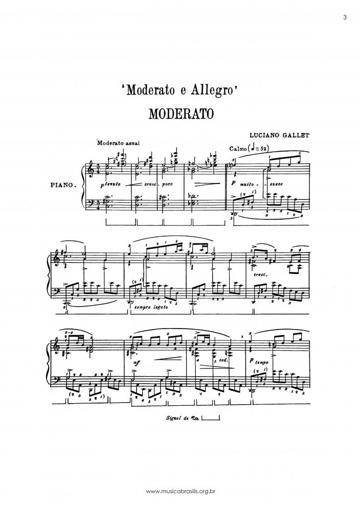 Moderato e Allegro