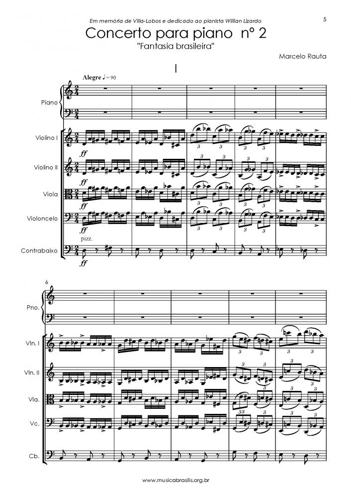 Concerto para piano n. 2 (versão para orquestra de cordas) - Obras para a juventude