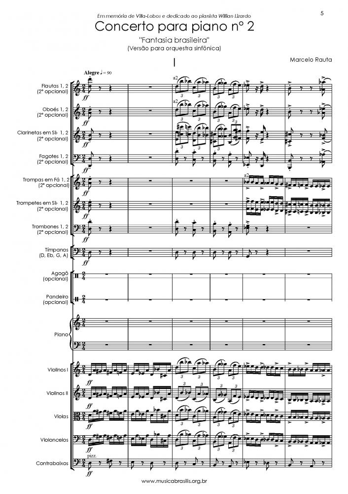 Concerto para piano n. 2 (versão para orquestra sinfônica) - Obras para a juventude