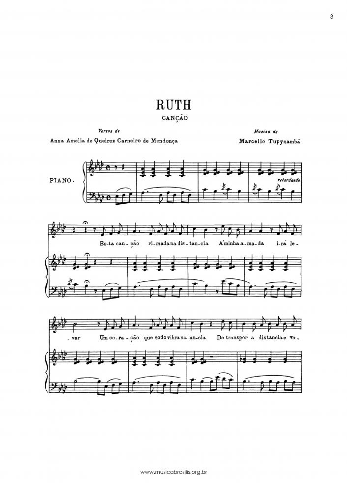 Ruth - Canção
