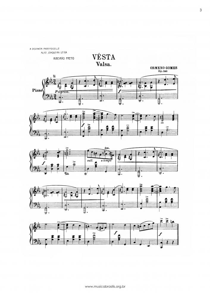 Vésta - Op. 140