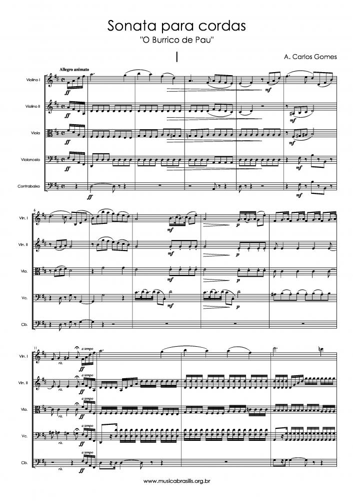O Burrico de Pau - Sonata para cordas