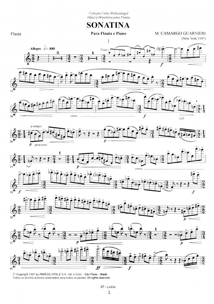 Sonatina para flauta e piano