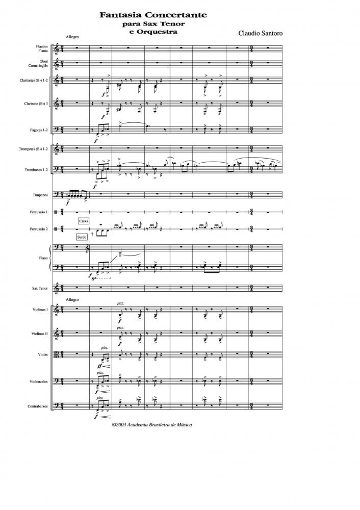 Fantasia concertante para sax tenor e orquestra