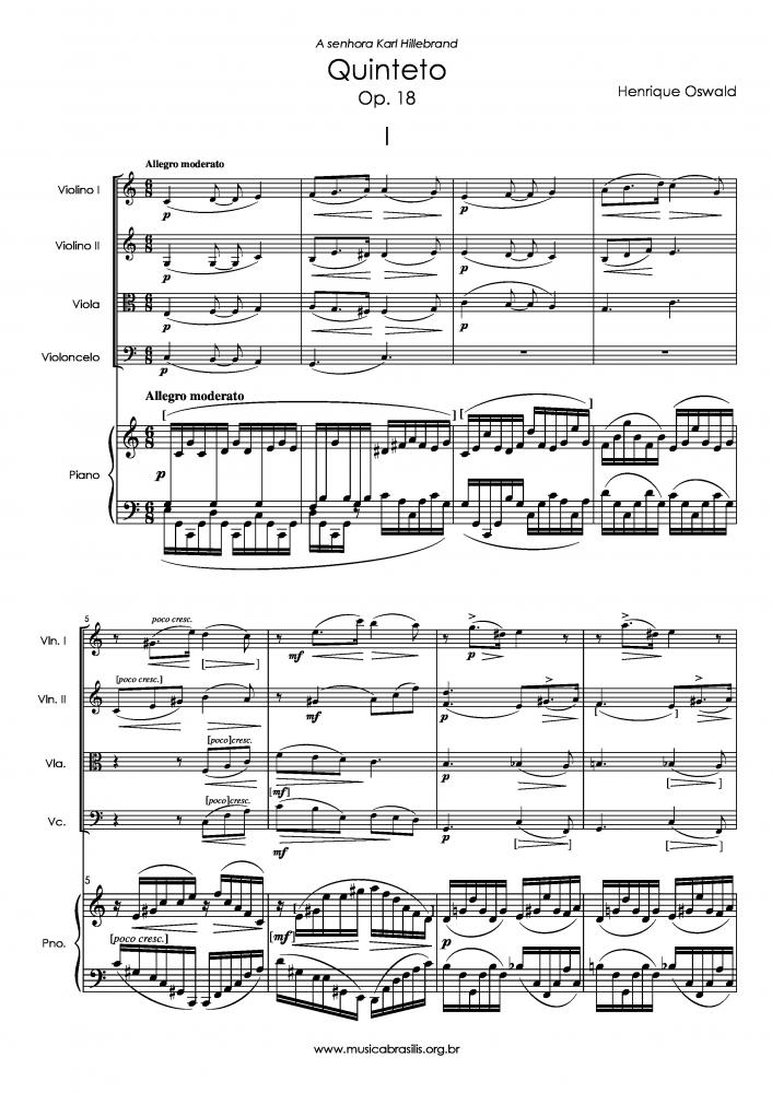Quinteto Op. 18