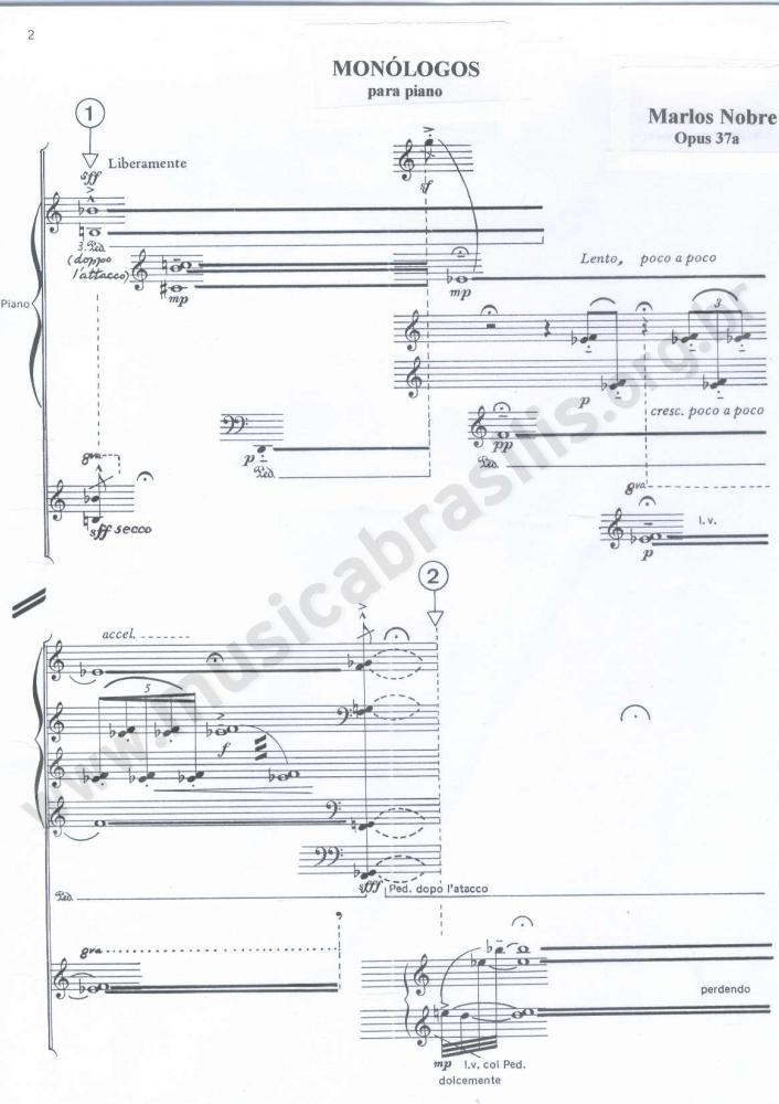 Monólogos para piano op.37a