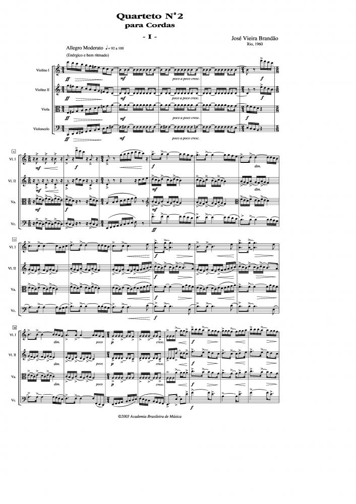 Quarteto n.2 para cordas