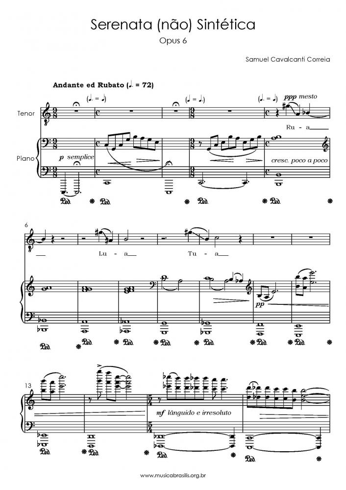 Serenata (não) Sintética - Opus 6