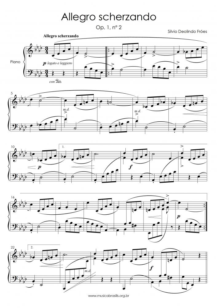 Allegro scherzando - Op. 1, nº 2