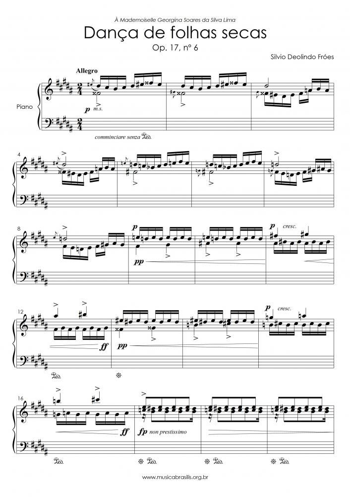 Dança de folhas secas - Op. 17, nº 6
