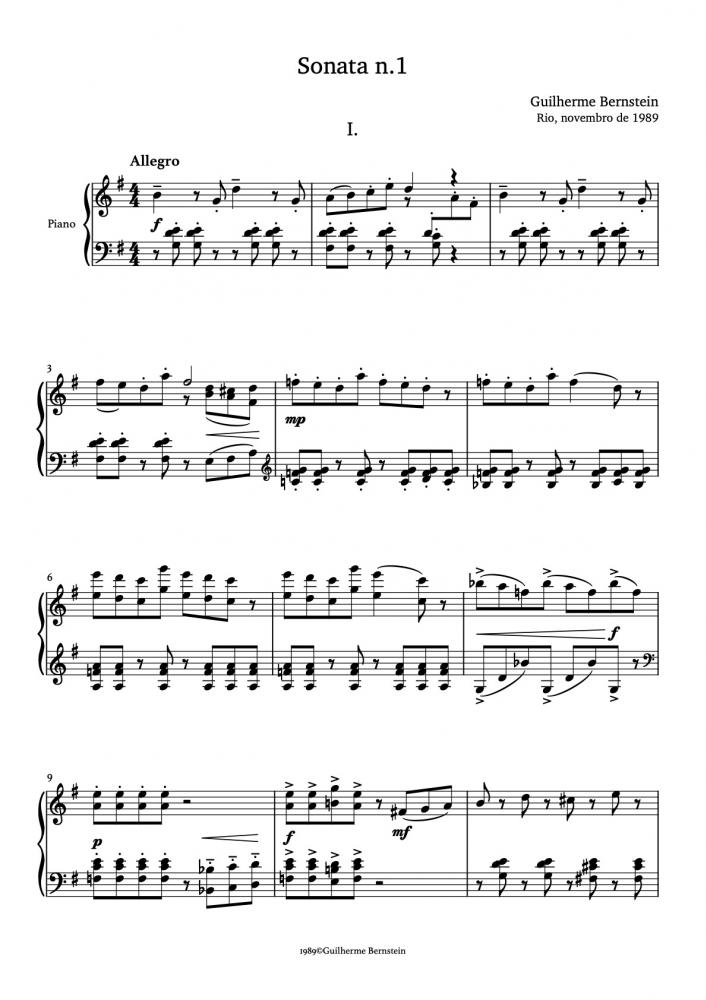 Sonata n.1