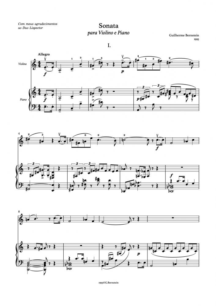Sonata para violino e piano
