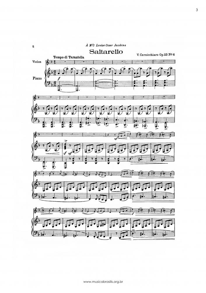 Saltarello - Op. 23, Nº 6
